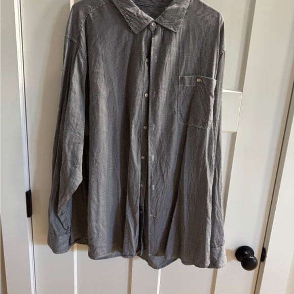 Tommy Bahama Gray Casual Button Down Shirt - Picture 1 of 3
